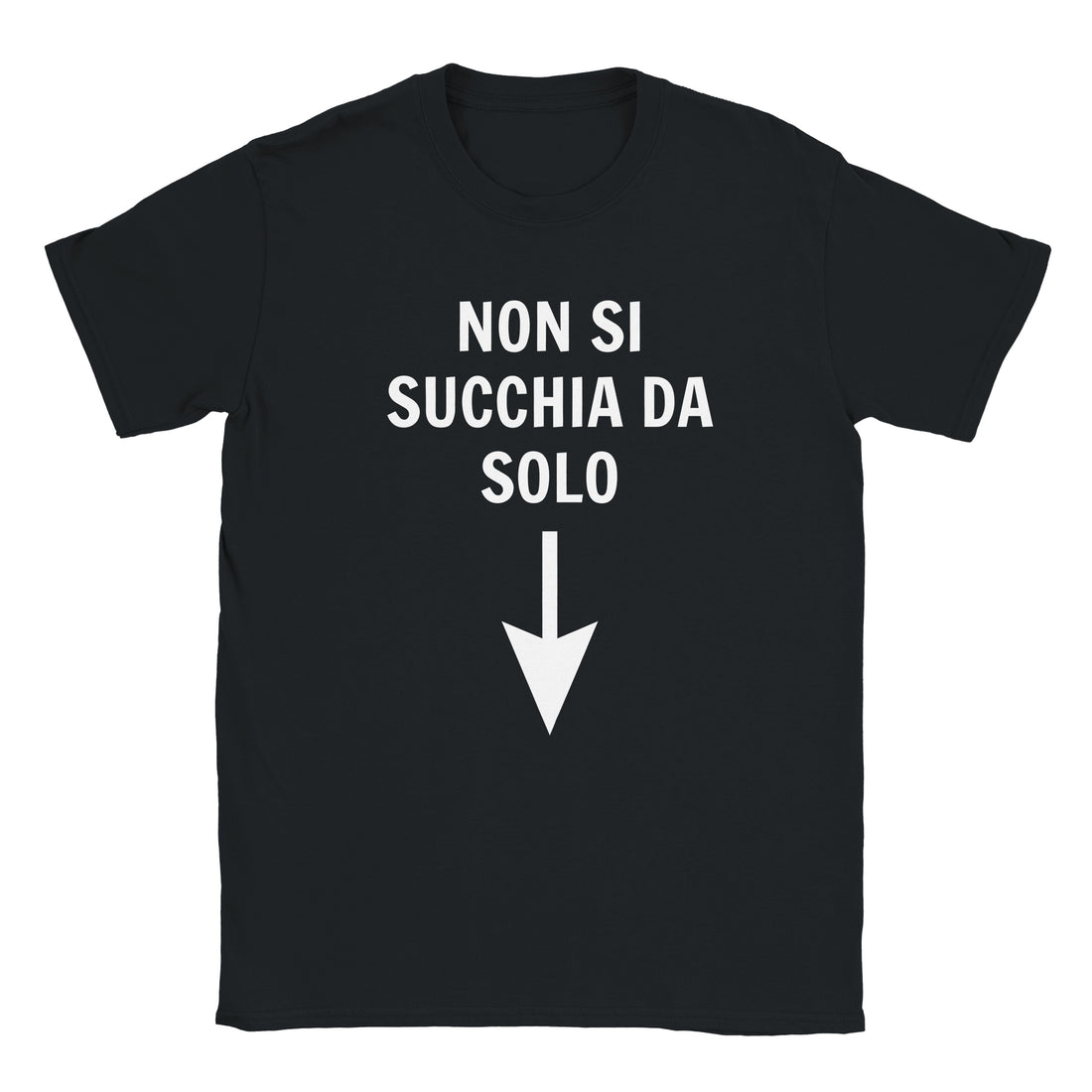 T-shirt "non si succhia da solo"