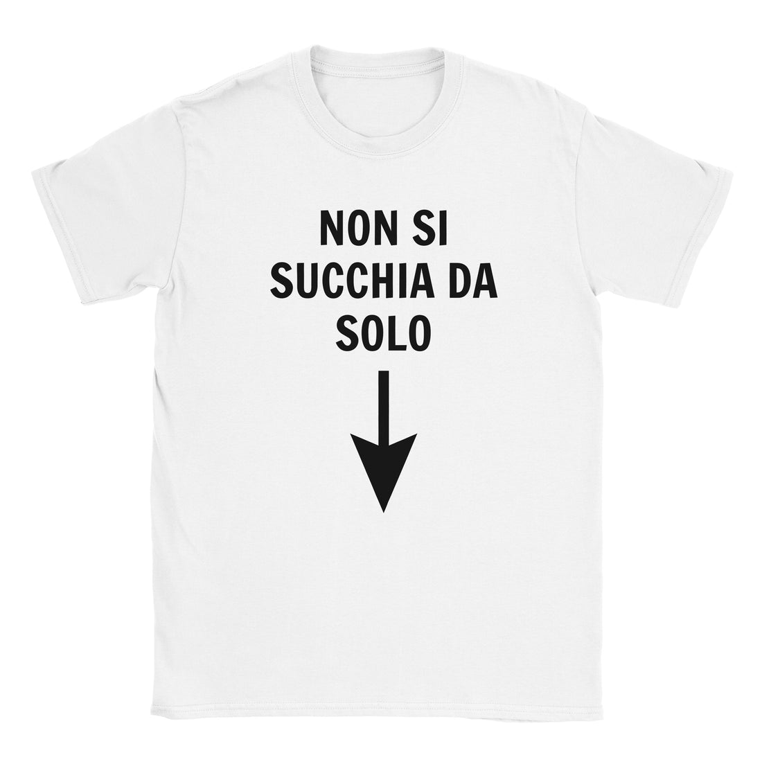 T-shirt "non si succhia da solo"