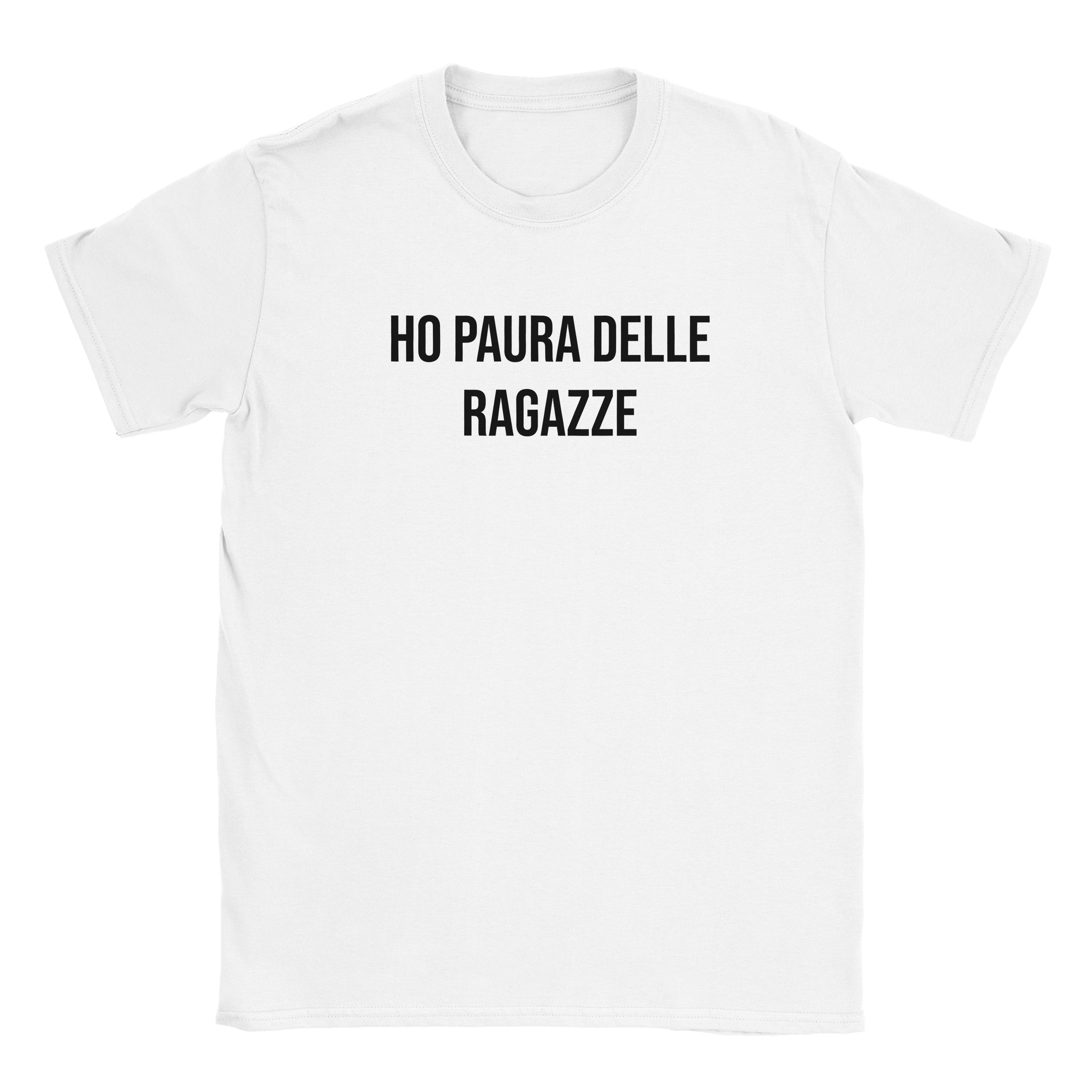 T-shirt "ho paura delle ragazze"