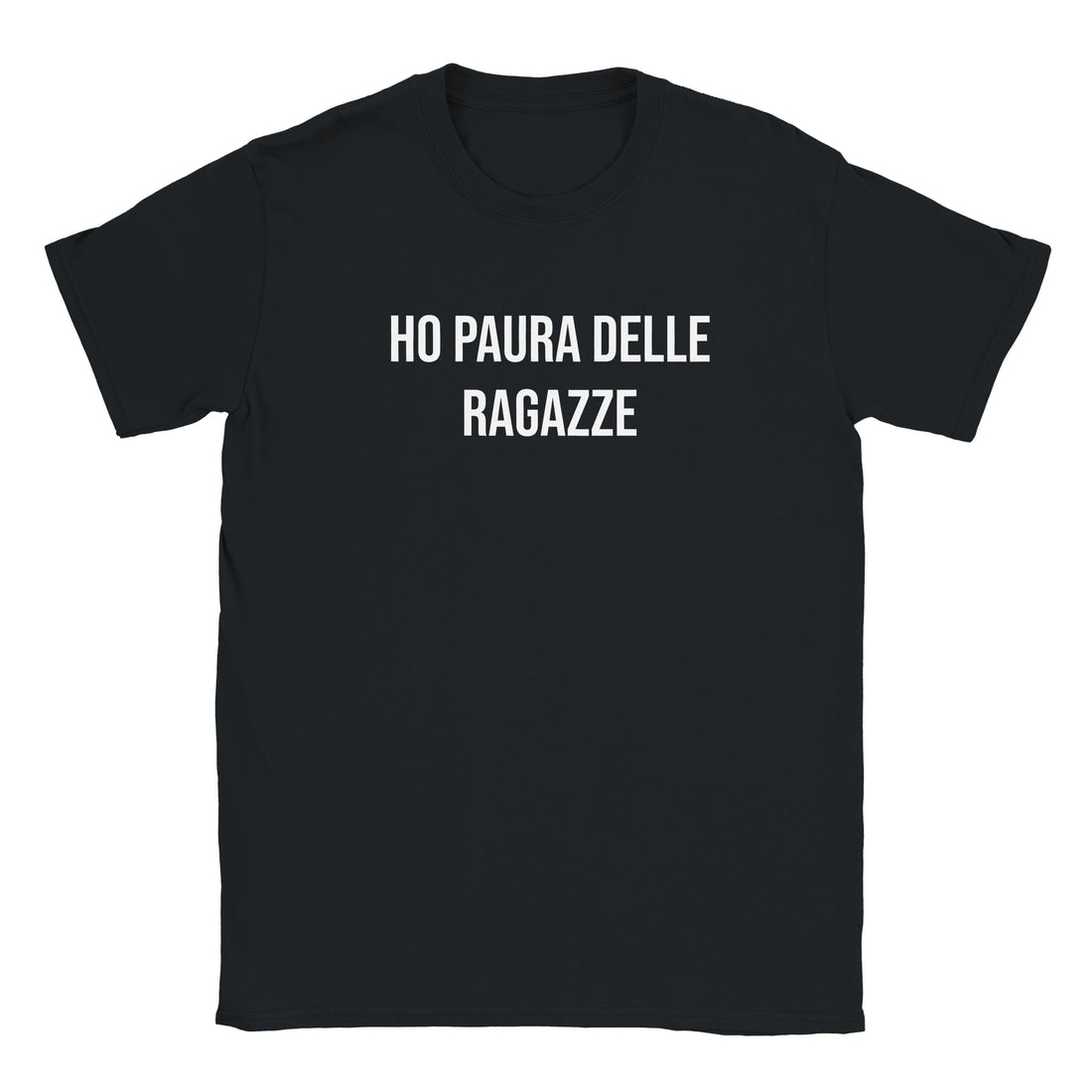 T-shirt "ho paura delle ragazze"