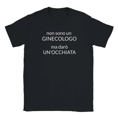T-shirt "non sono un ginecologo"