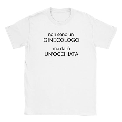 T-shirt "non sono un ginecologo"