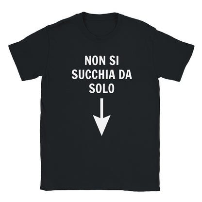 T-shirt "non si succhia da solo"