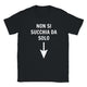 T-shirt "non si succhia da solo"