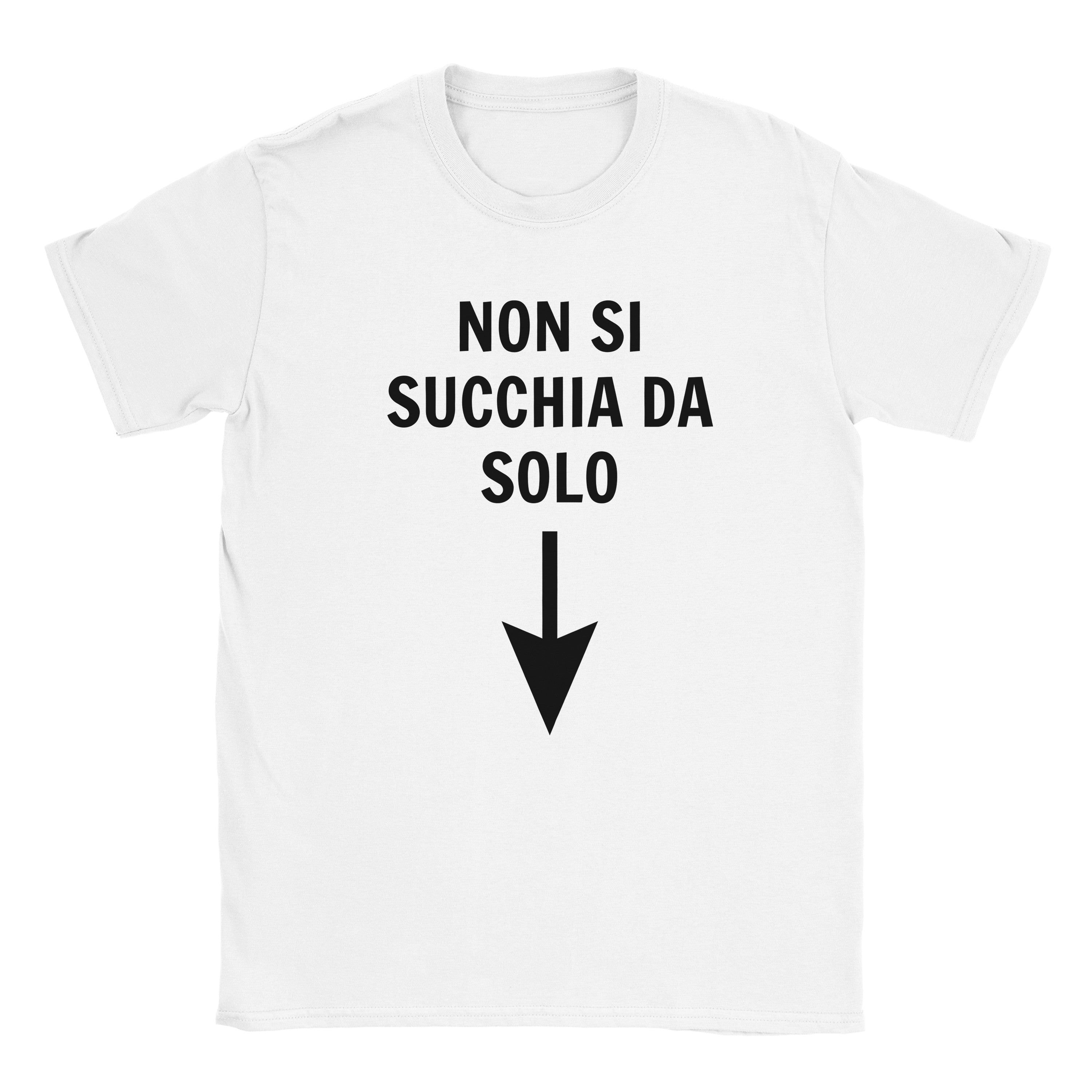 T-shirt "non si succhia da solo"