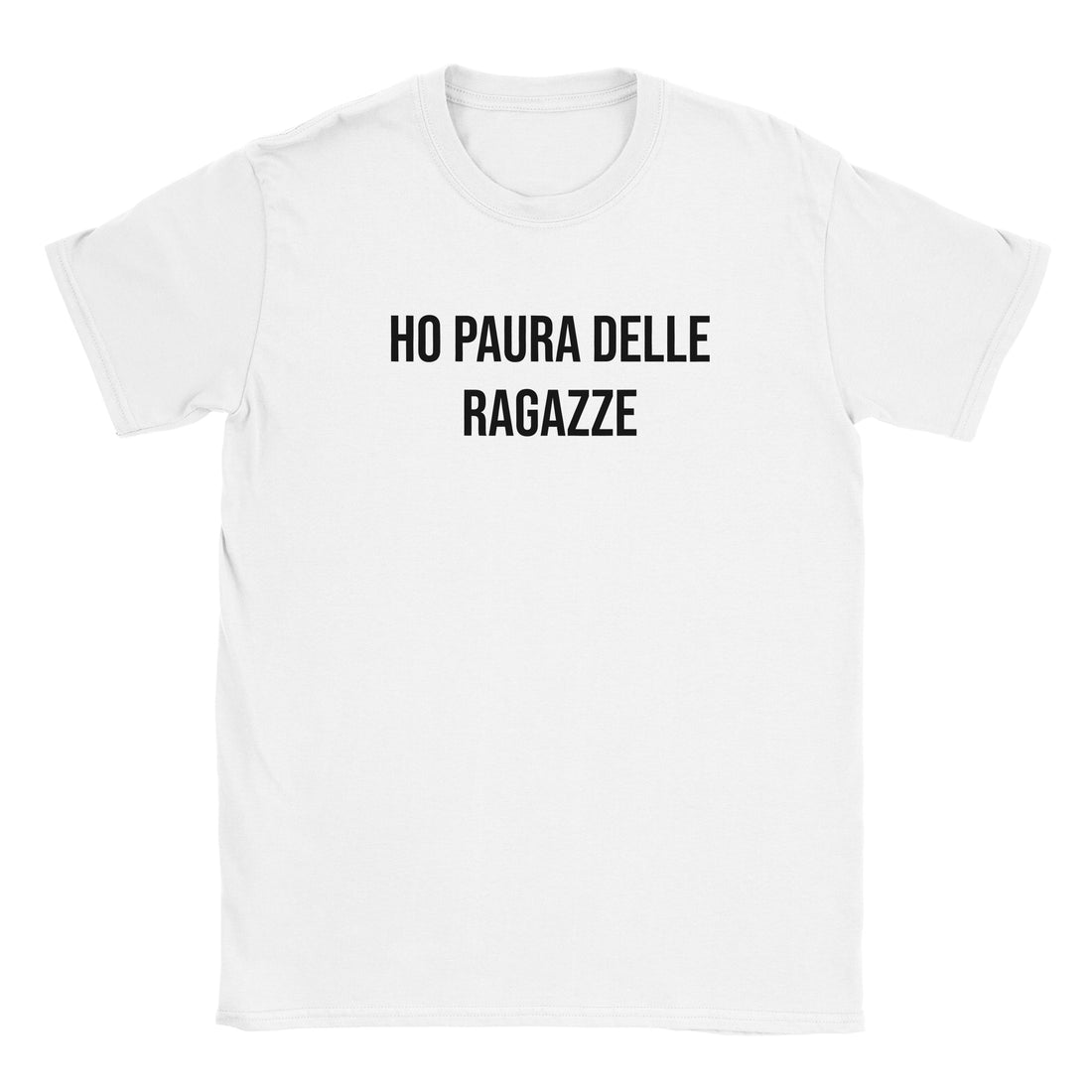 T-shirt "ho paura delle ragazze"