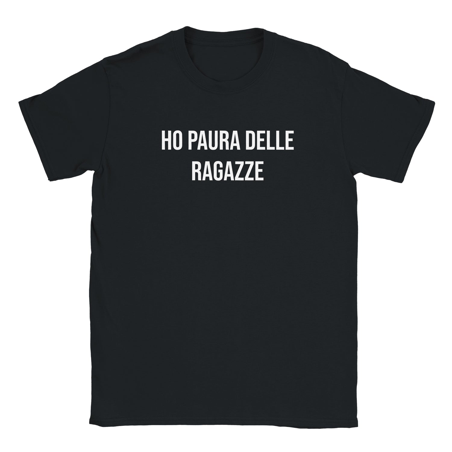 T-shirt "ho paura delle ragazze"